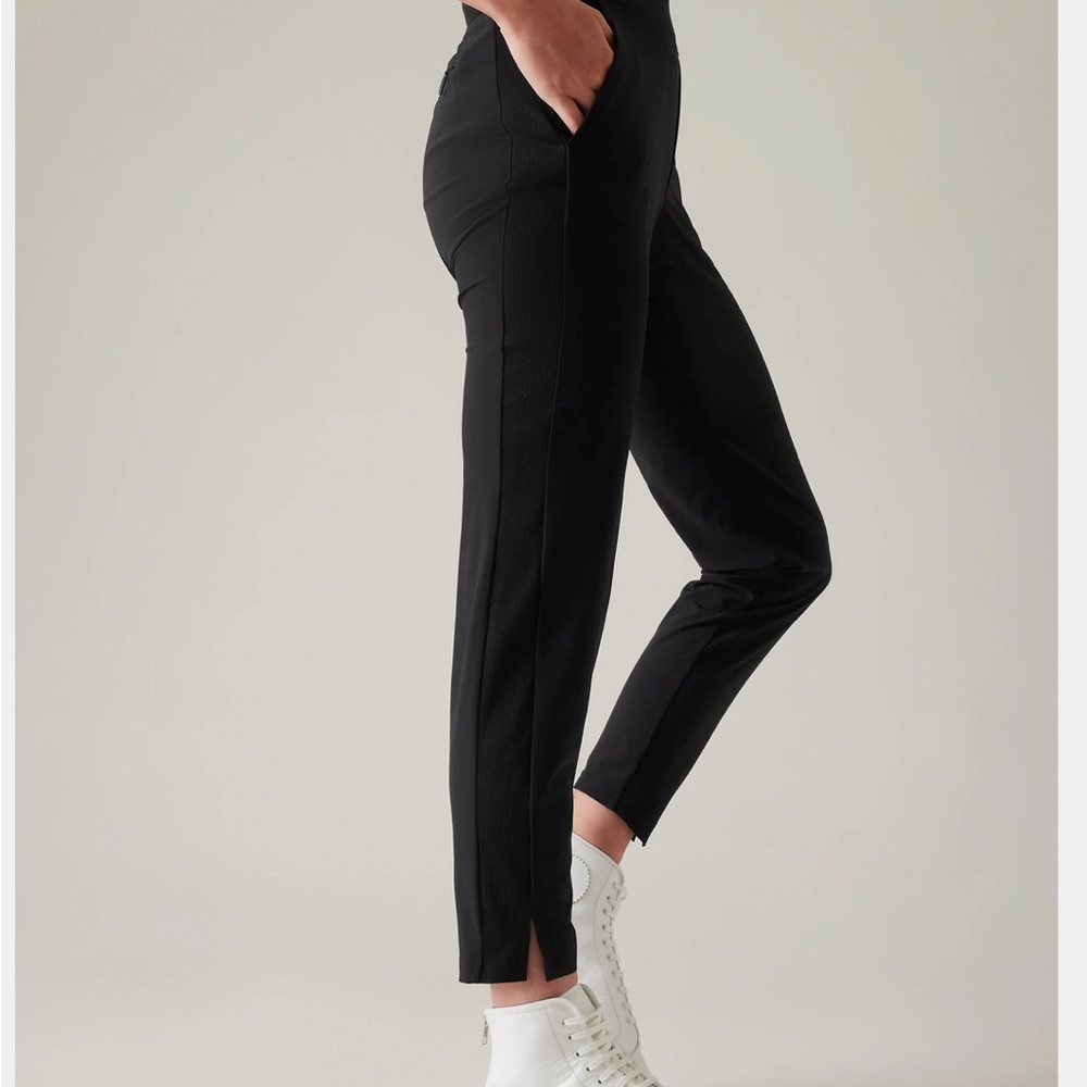 Athleta Brooklyn Navy Blue mid rise ankle pant